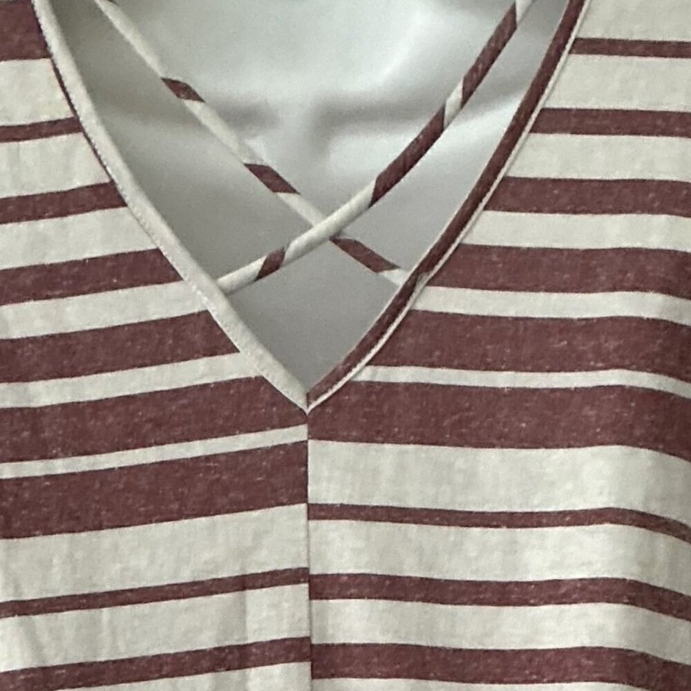 LOVELY SOULS STRIPED PRINT TOP - Picture 6 of 7